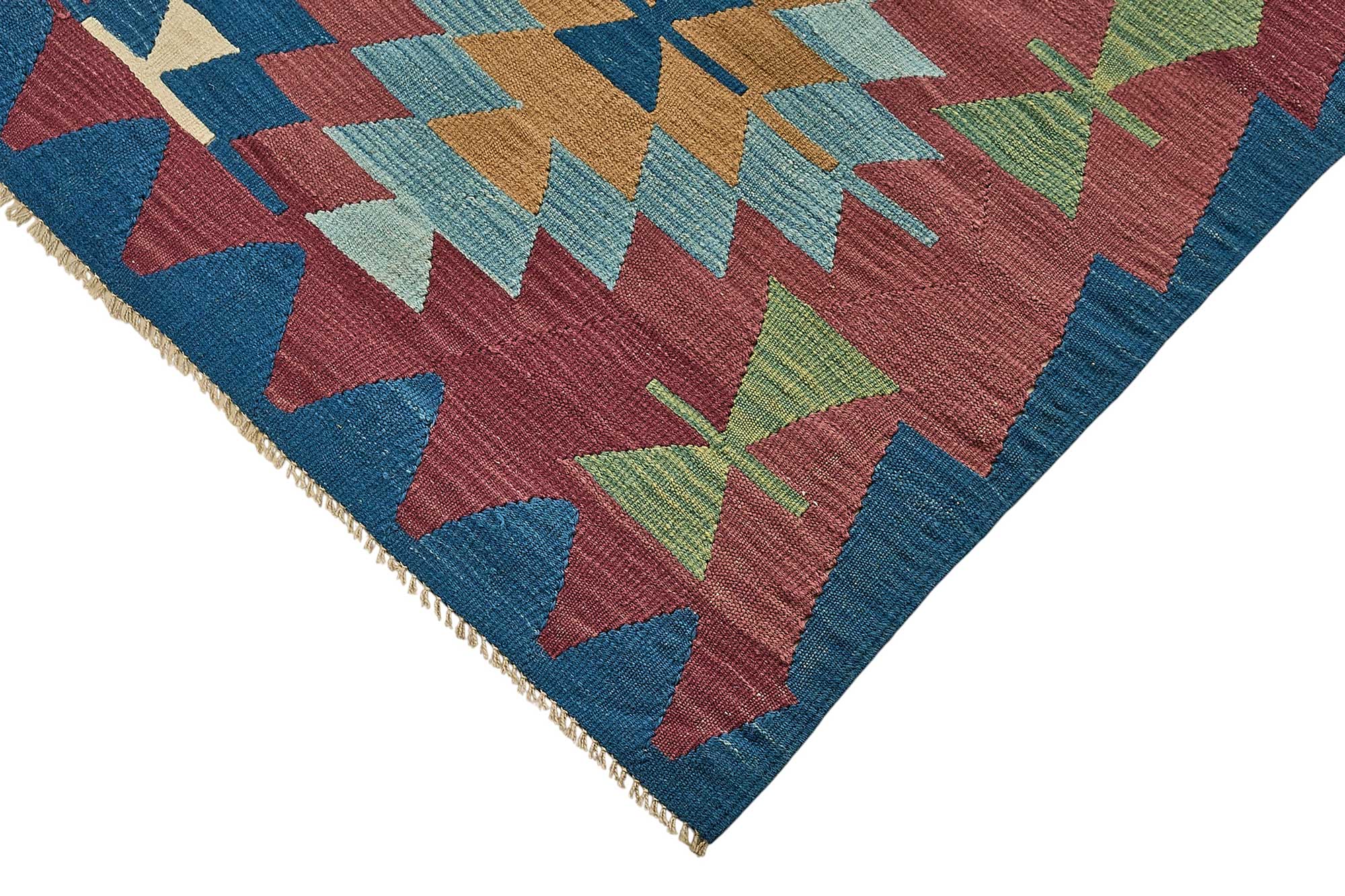6x7 Handwoven Turkish Kilim Rug - 50643