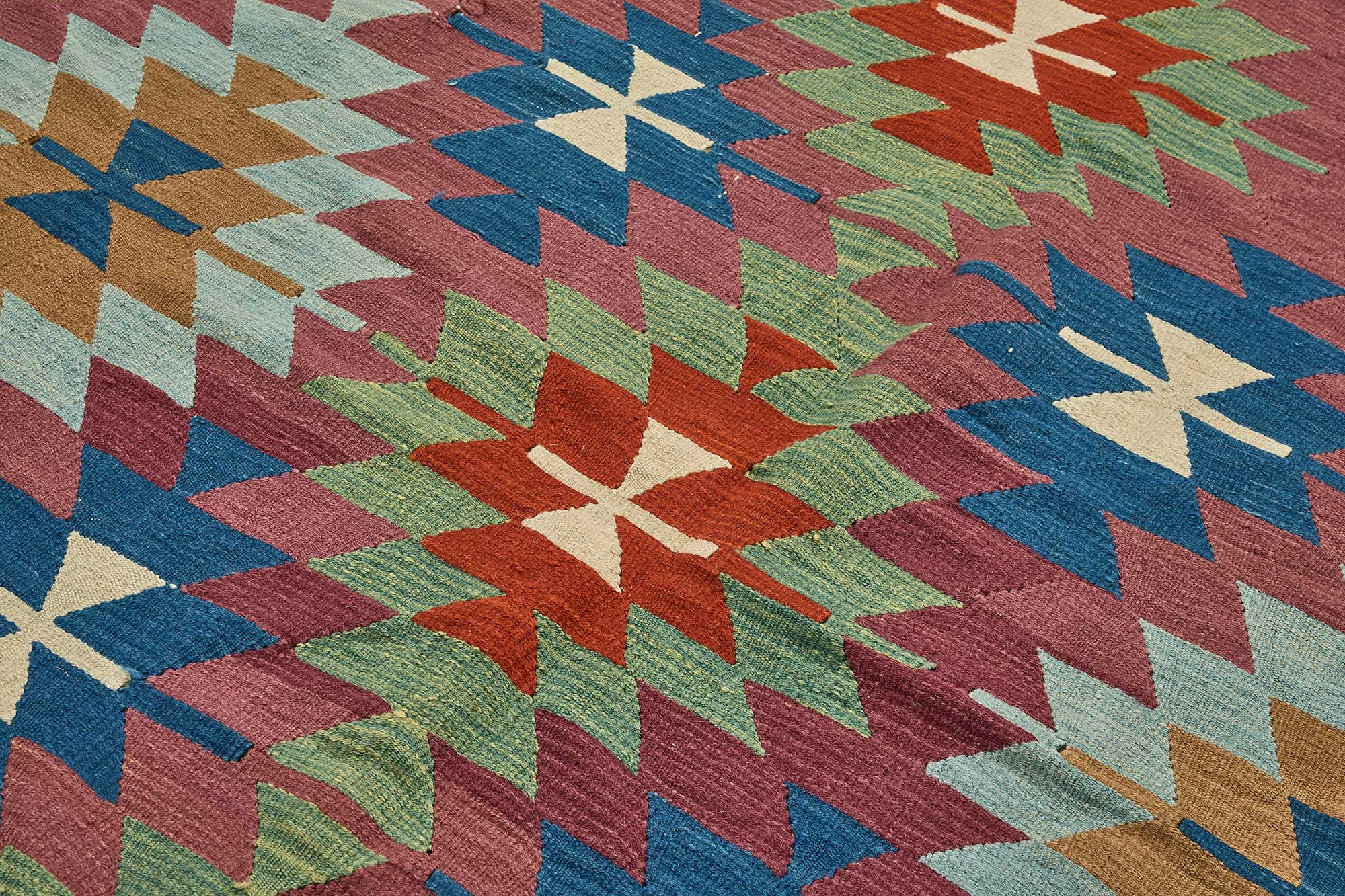 6x7 Handwoven Turkish Kilim Rug - 50643