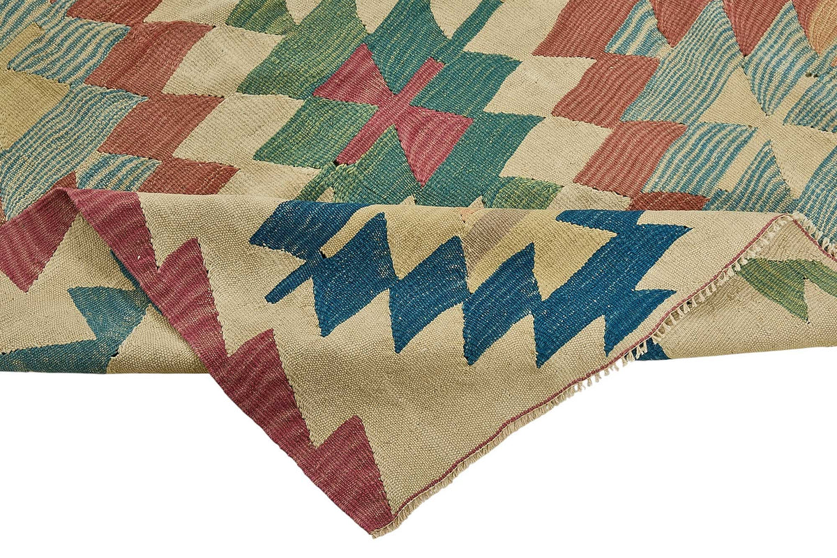 6x9 Handwoven Turkish Kilim Rug - 50644