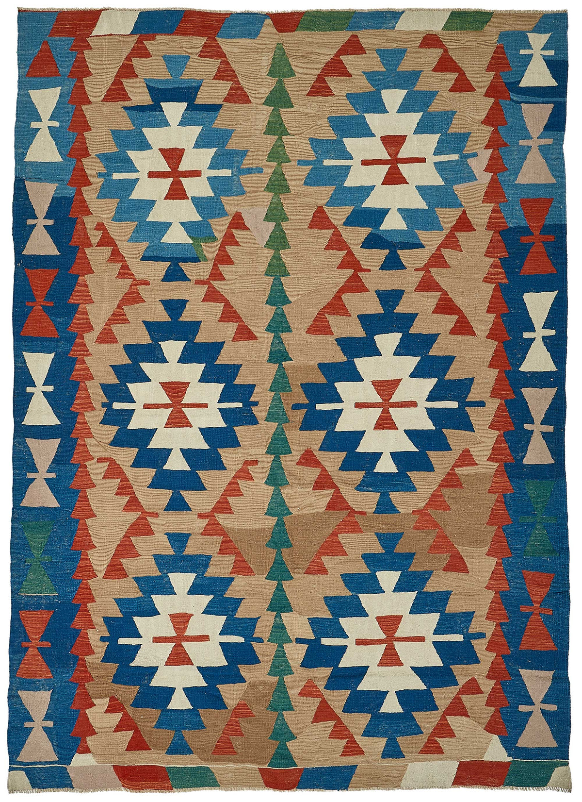 6x9 Handwoven Turkish Kilim Rug - 50645