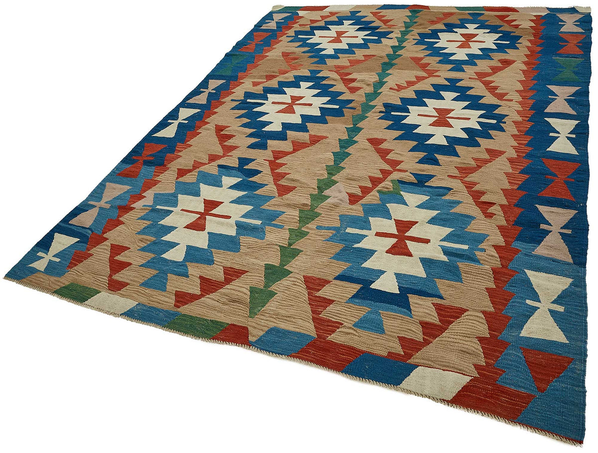 6x9 Handwoven Turkish Kilim Rug - 50645