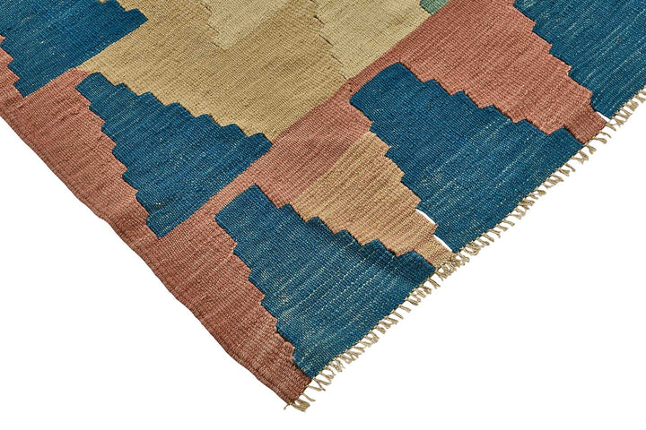 7x10 Handwoven Turkish Kilim Rug - 50646