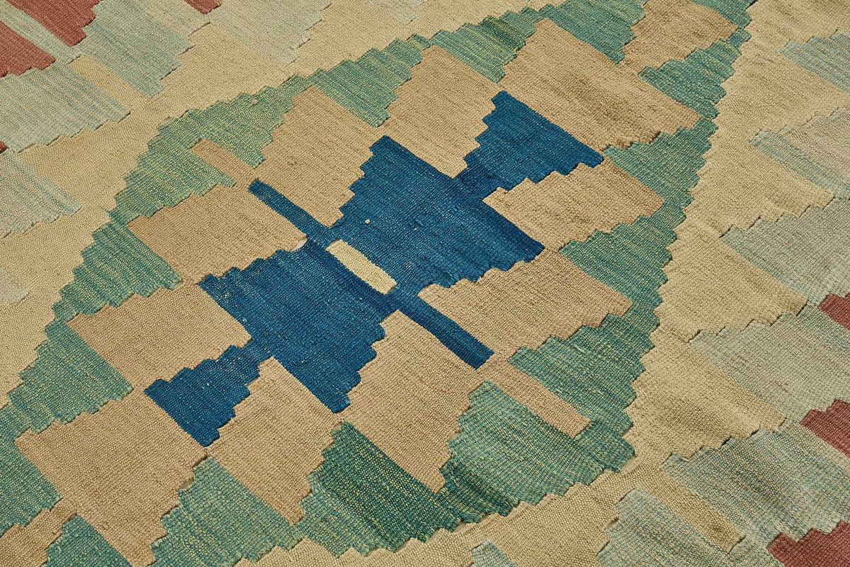 7x10 Handwoven Turkish Kilim Rug - 50646