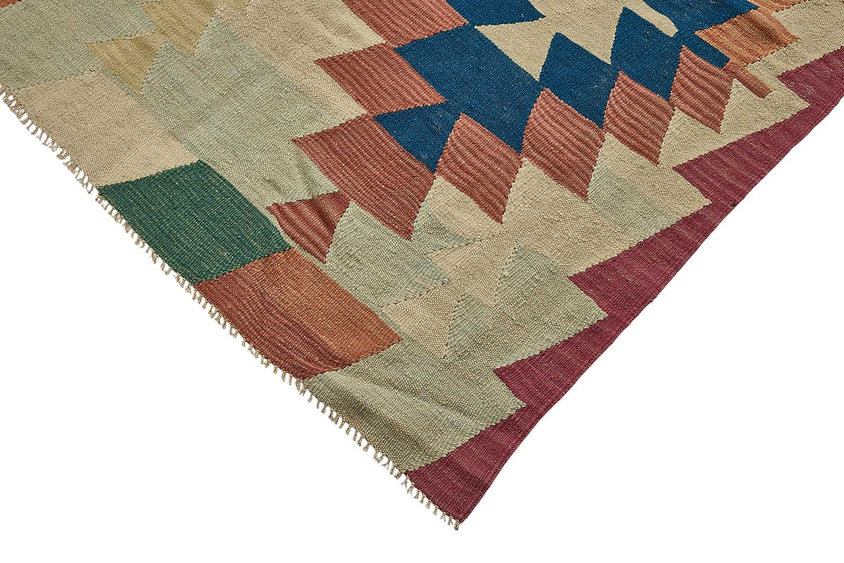 7x10 Handwoven Turkish Kilim Rug - 50647
