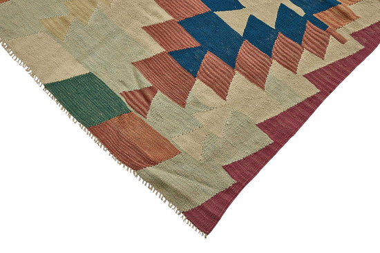 7x10 Handwoven Turkish Kilim Rug - 50647