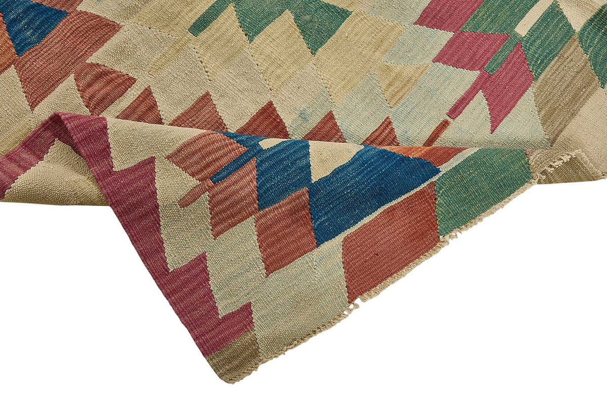 7x10 Handwoven Turkish Kilim Rug - 50647