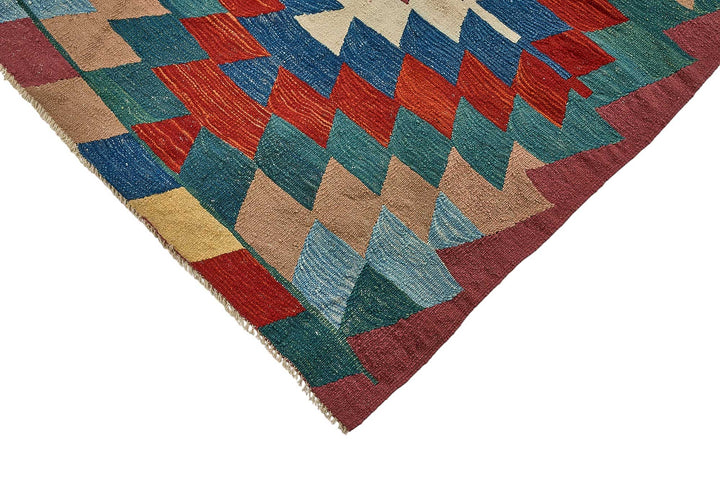 7x9 Handwoven Turkish Kilim Rug - 50648
