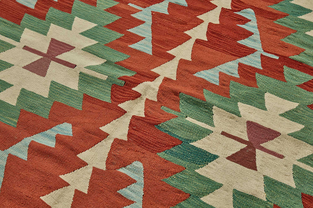 6x9 Handwoven Turkish Kilim Rug - 50649