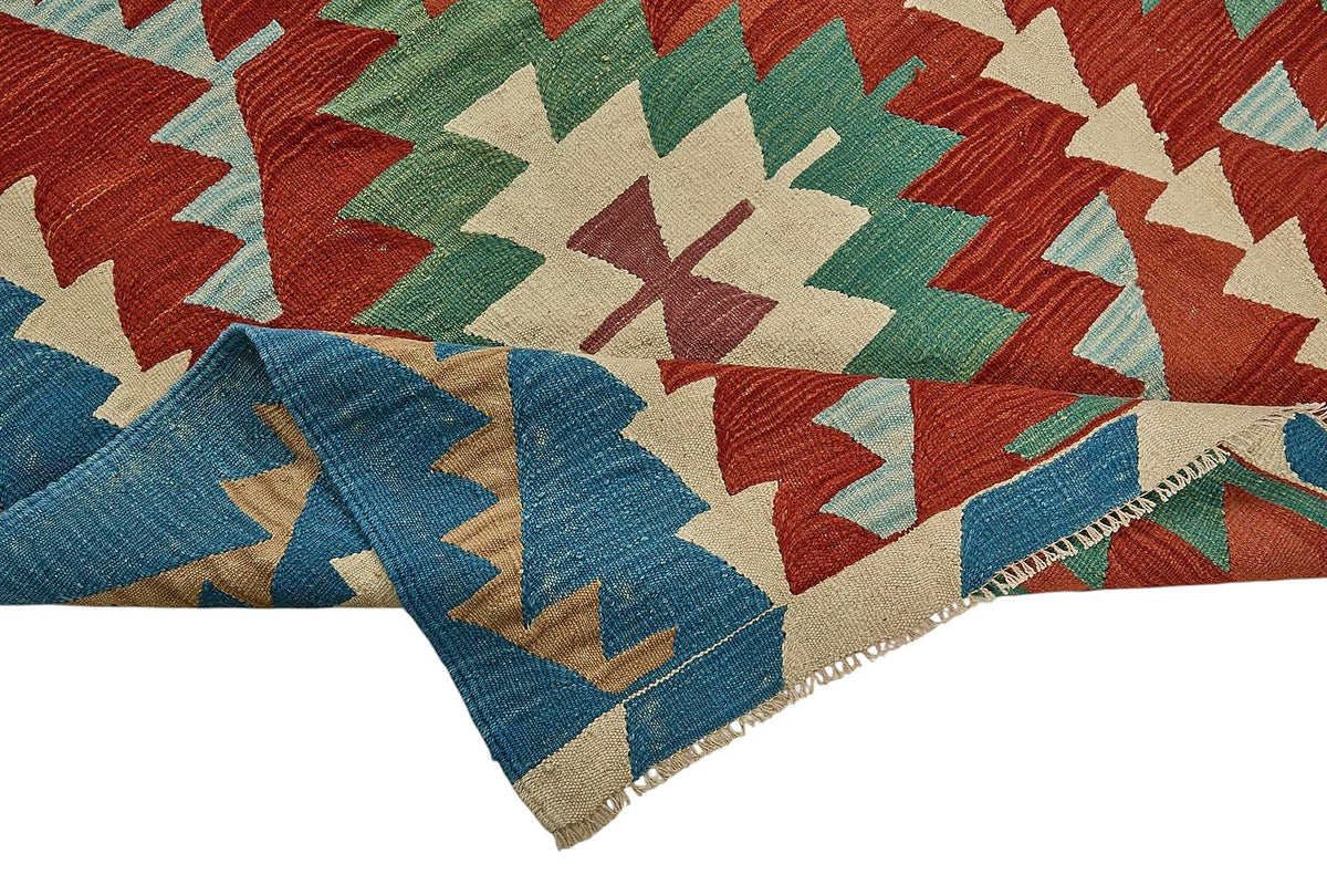 6x9 Handwoven Turkish Kilim Rug - 50649