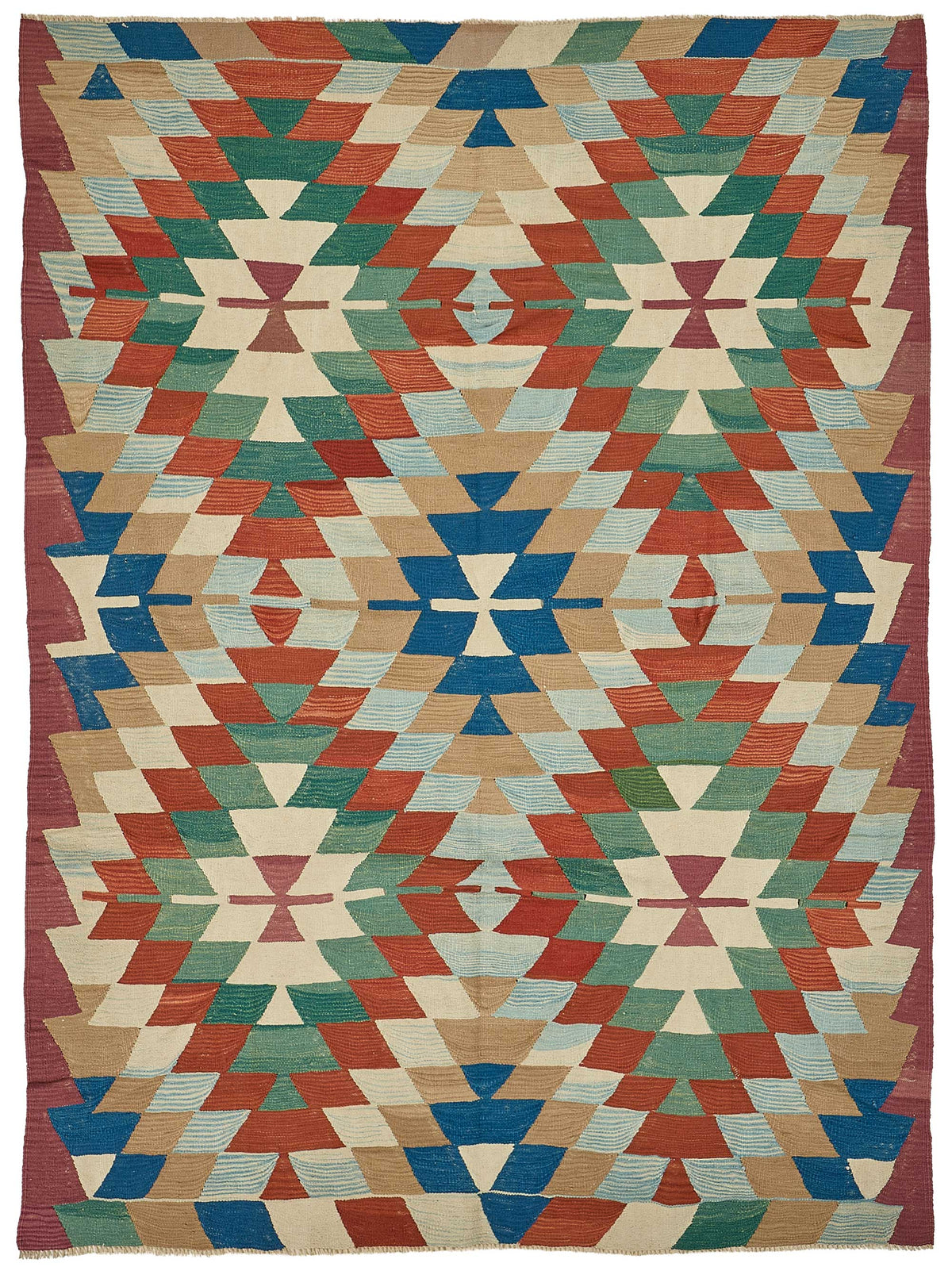 6x8 Handwoven Turkish Kilim Rug - 50650