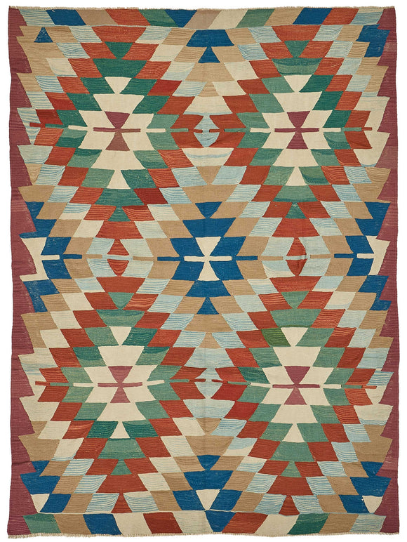 6x8 Handwoven Turkish Kilim Rug - 50650