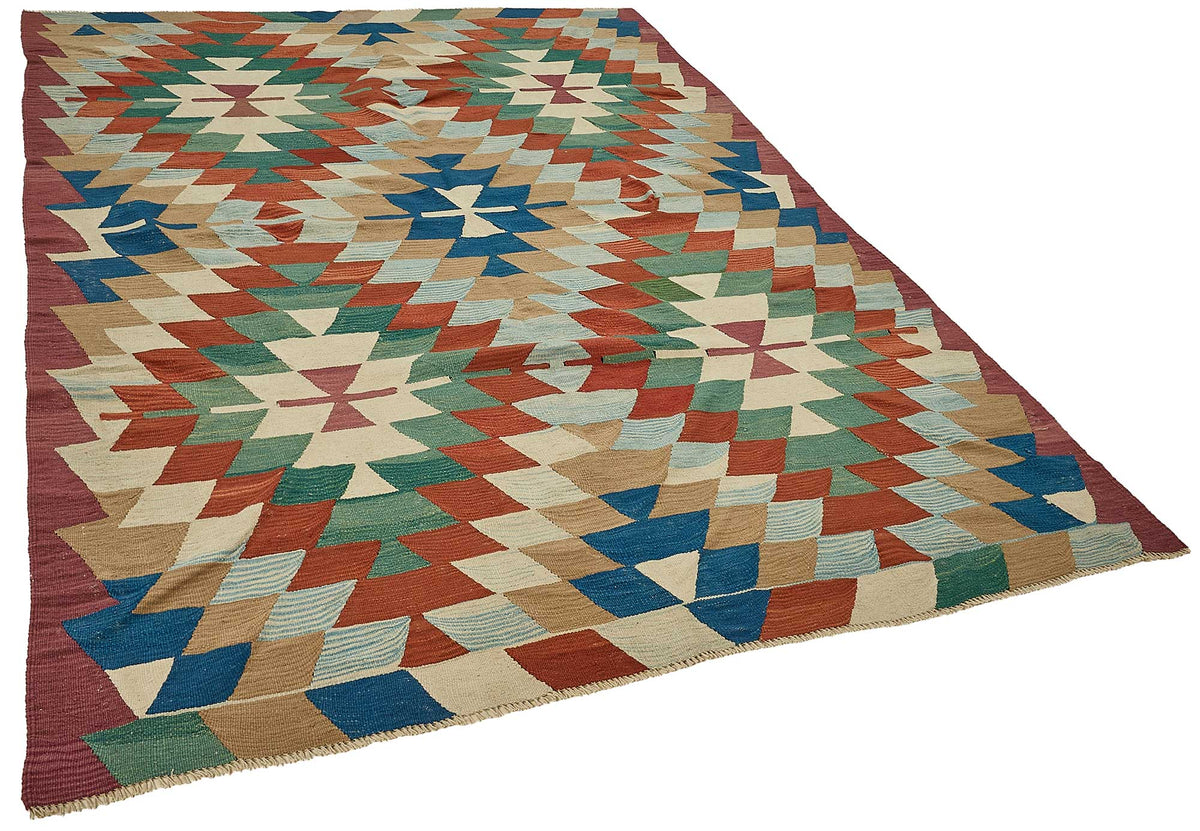 6x8 Handwoven Turkish Kilim Rug - 50650