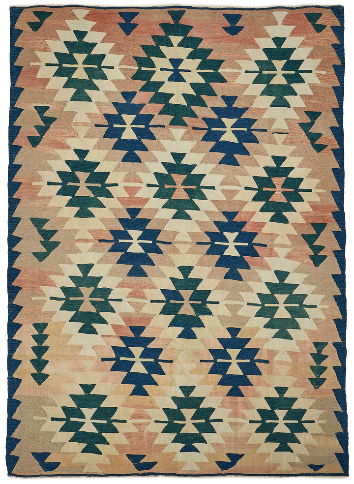 6x9 Handwoven Turkish Kilim Rug - 50651