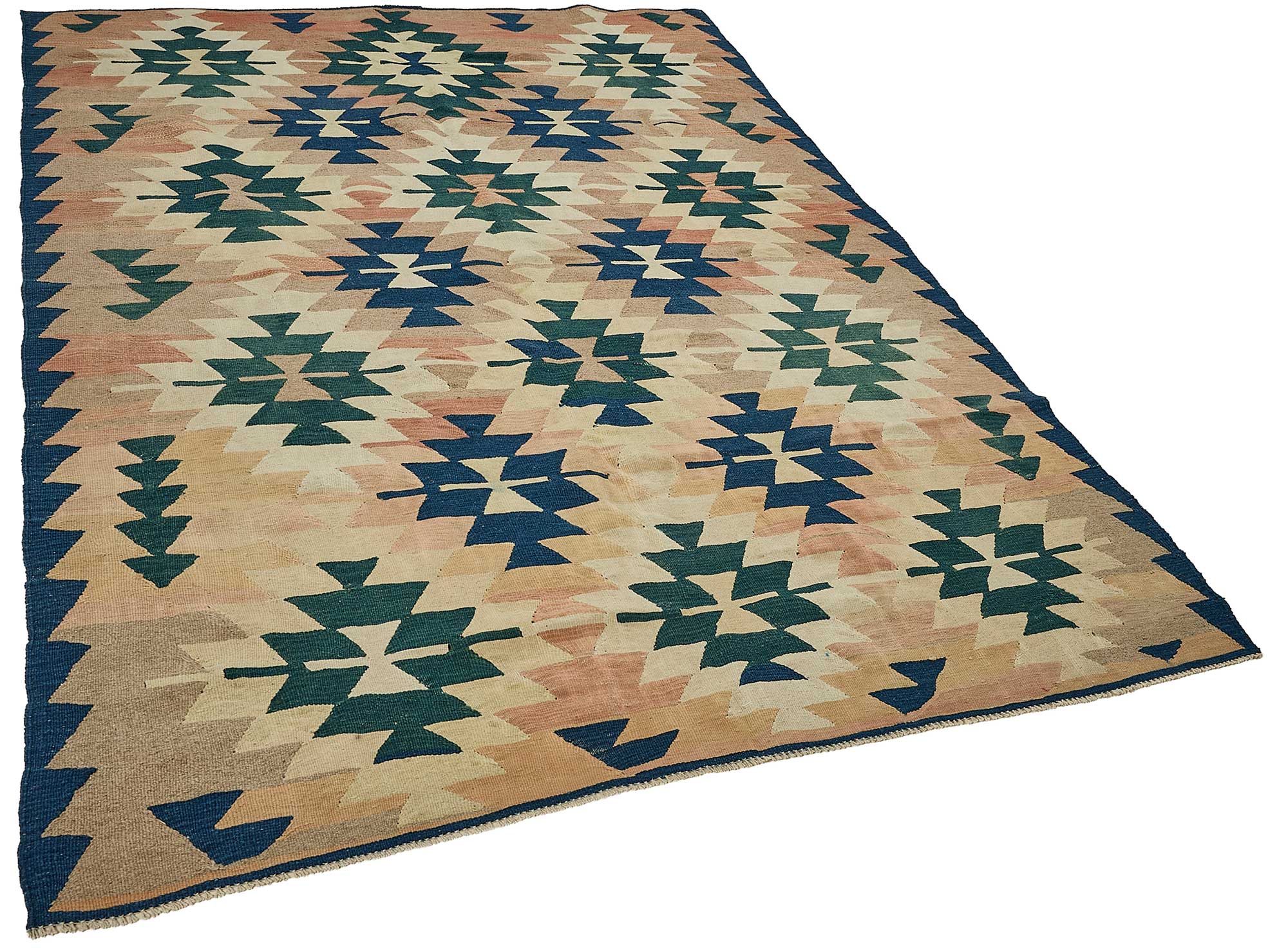 6x9 Handwoven Turkish Kilim Rug - 50651