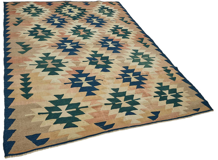 6x9 Handwoven Turkish Kilim Rug - 50651