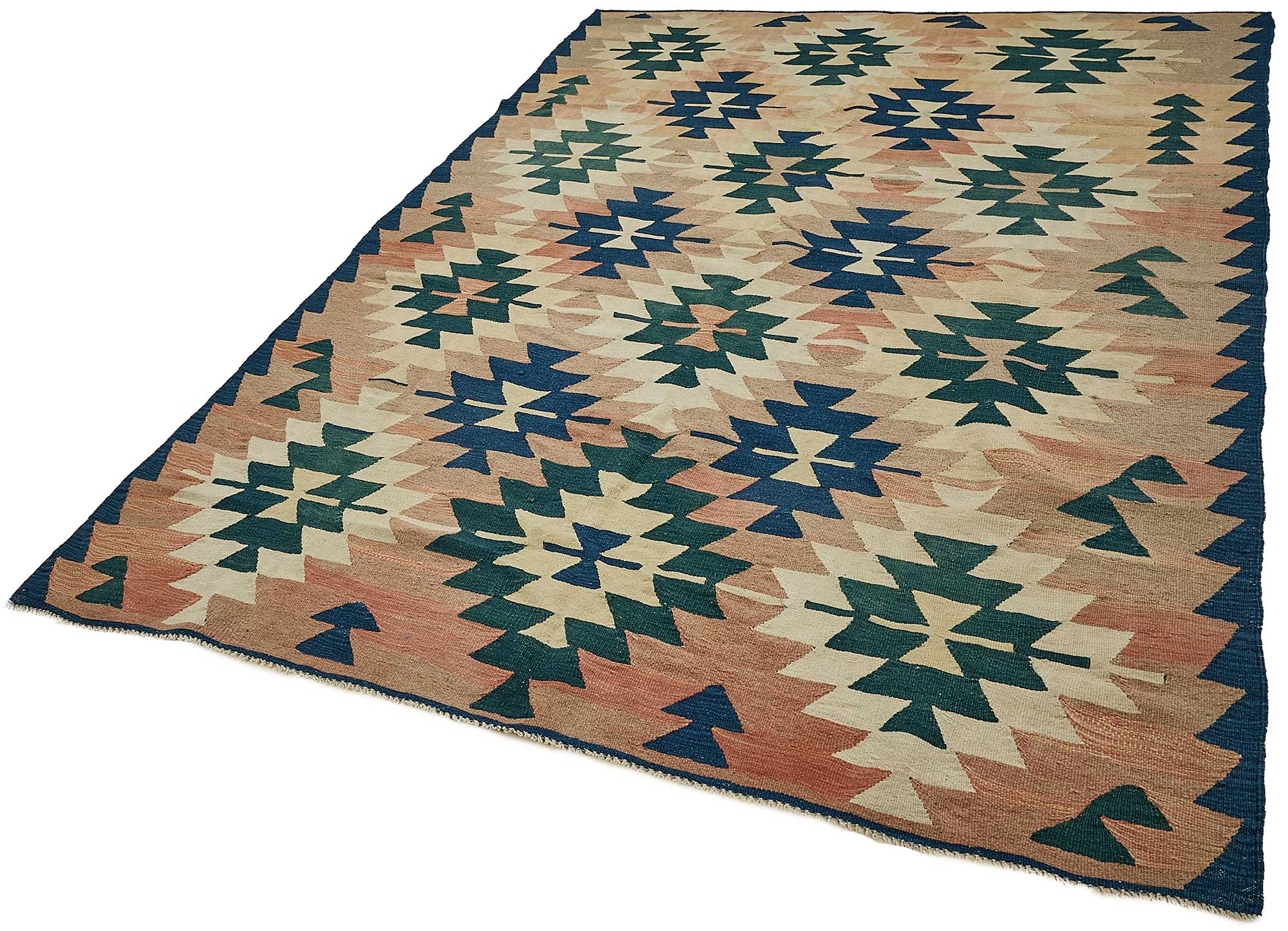 6x9 Handwoven Turkish Kilim Rug - 50651