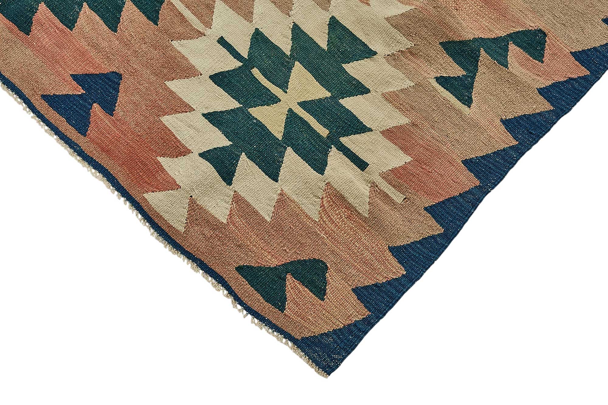 6x9 Handwoven Turkish Kilim Rug - 50651