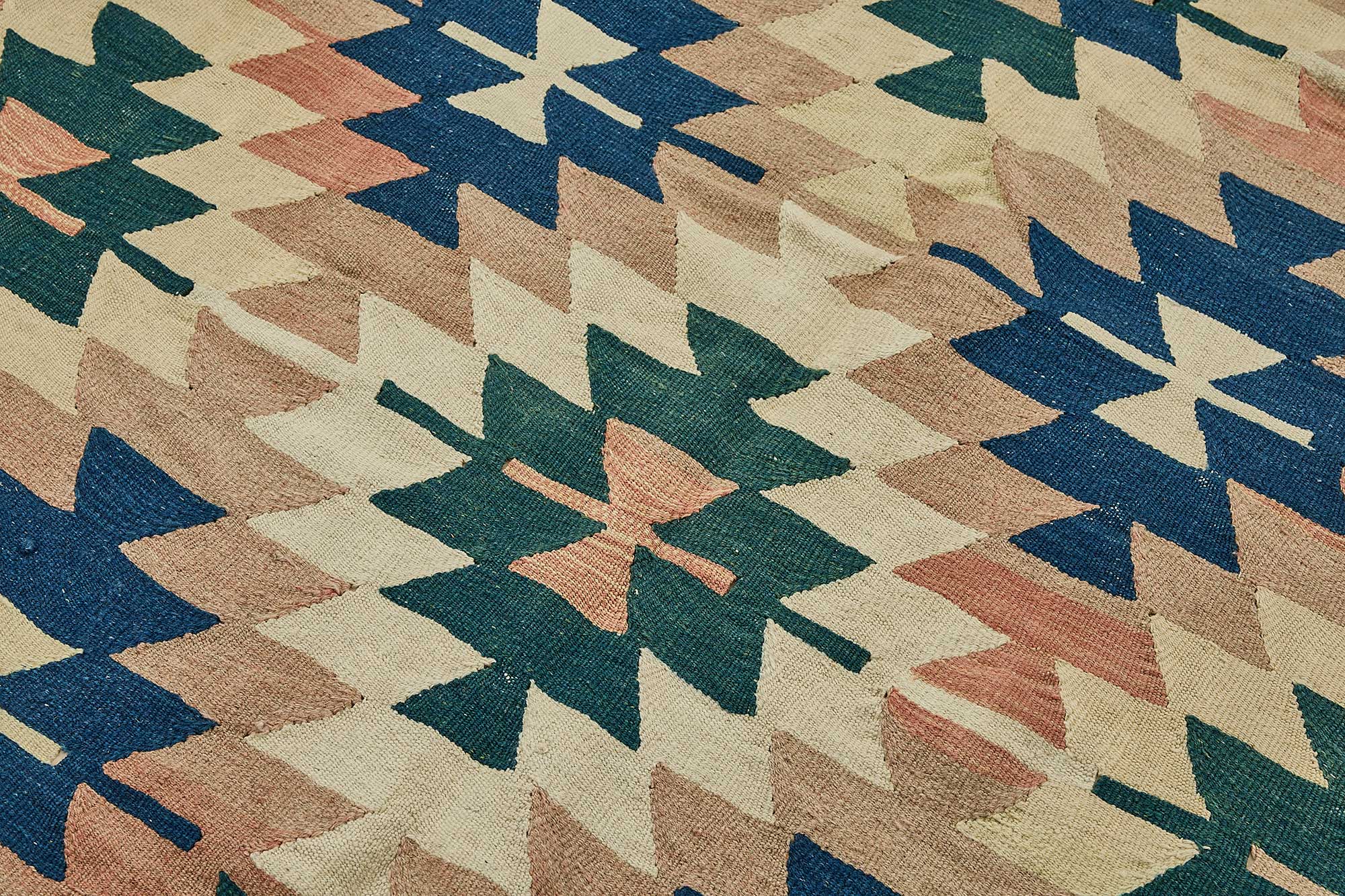 6x9 Handwoven Turkish Kilim Rug - 50651