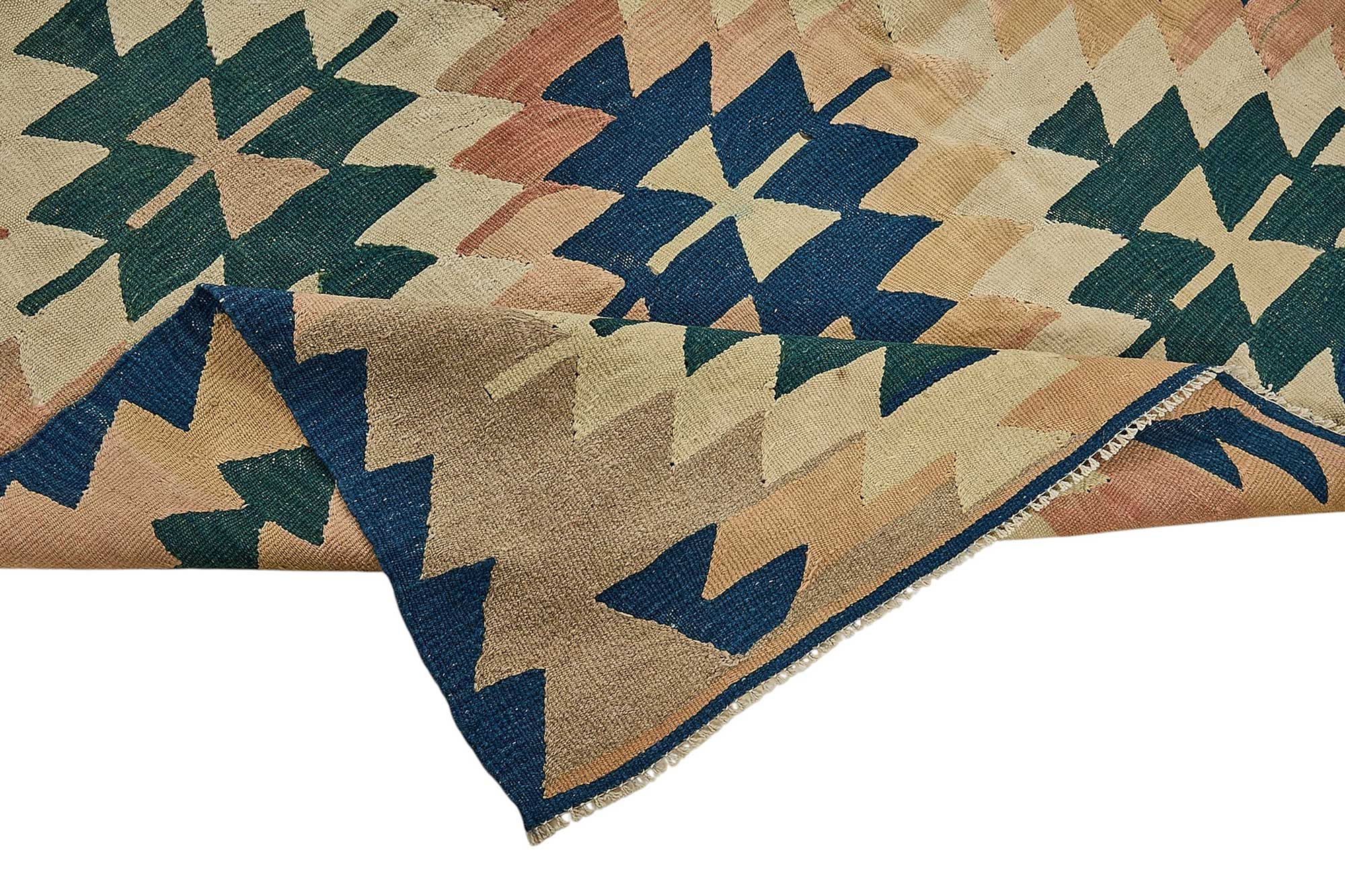 6x9 Handwoven Turkish Kilim Rug - 50651
