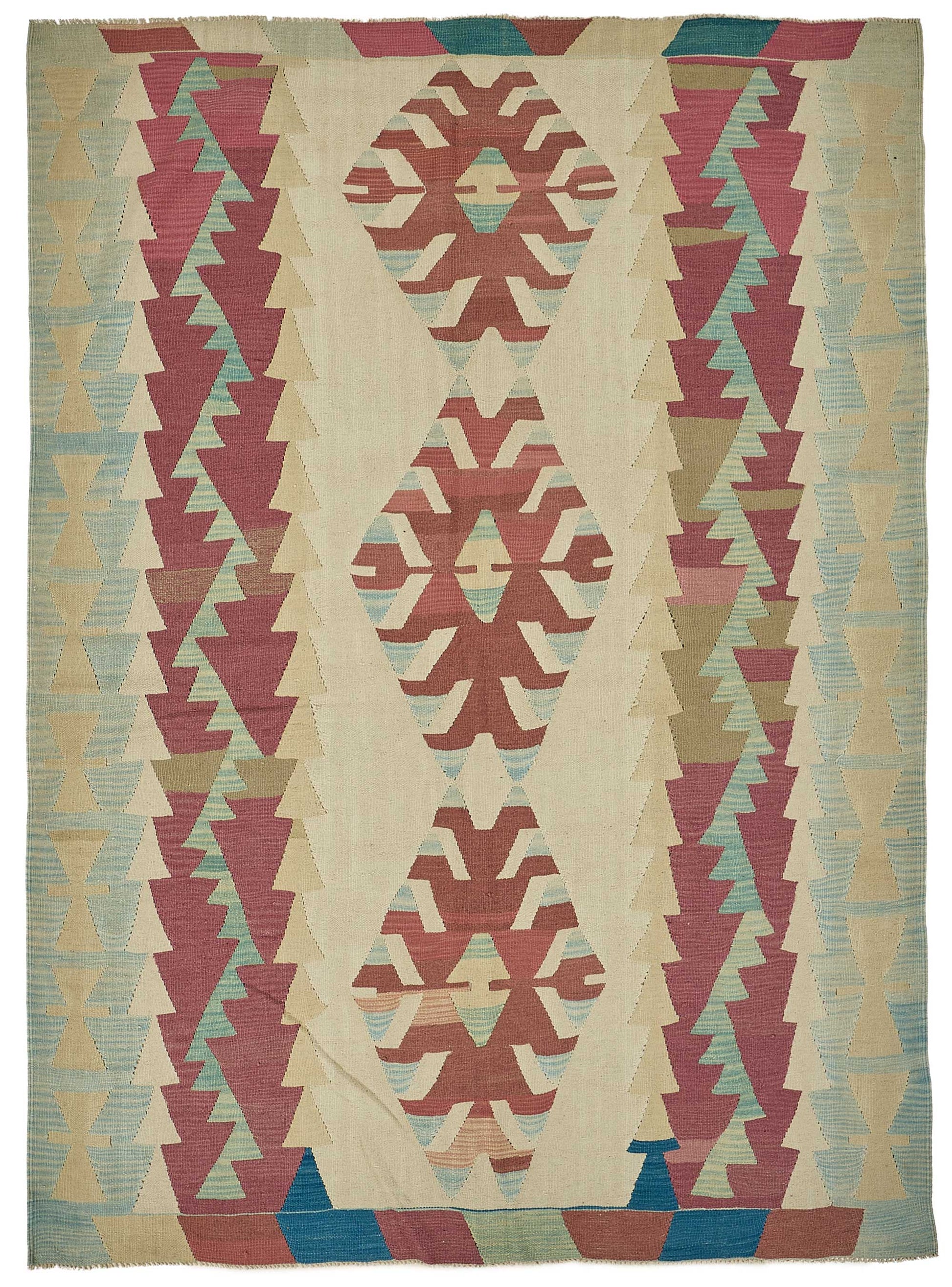 6x9 Handwoven Turkish Kilim Rug - 50652