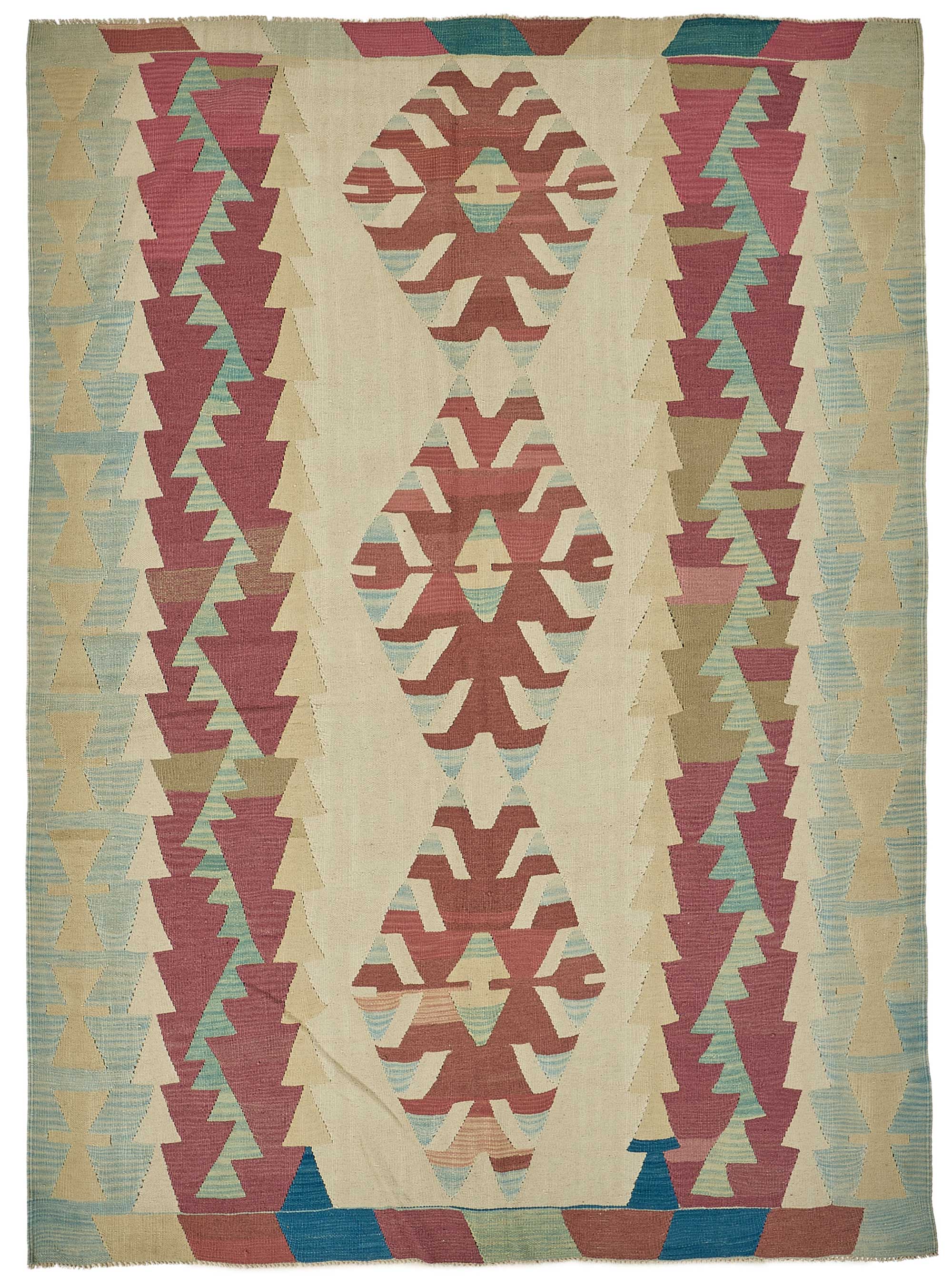 6x9 Handwoven Turkish Kilim Rug - 50652