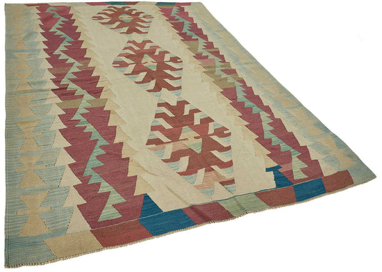 6x9 Handwoven Turkish Kilim Rug - 50652