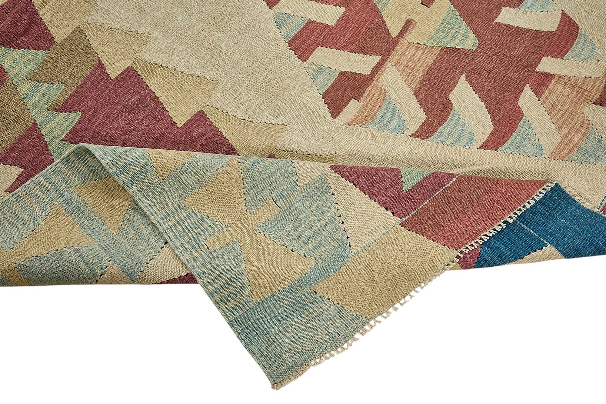 6x9 Handwoven Turkish Kilim Rug - 50652