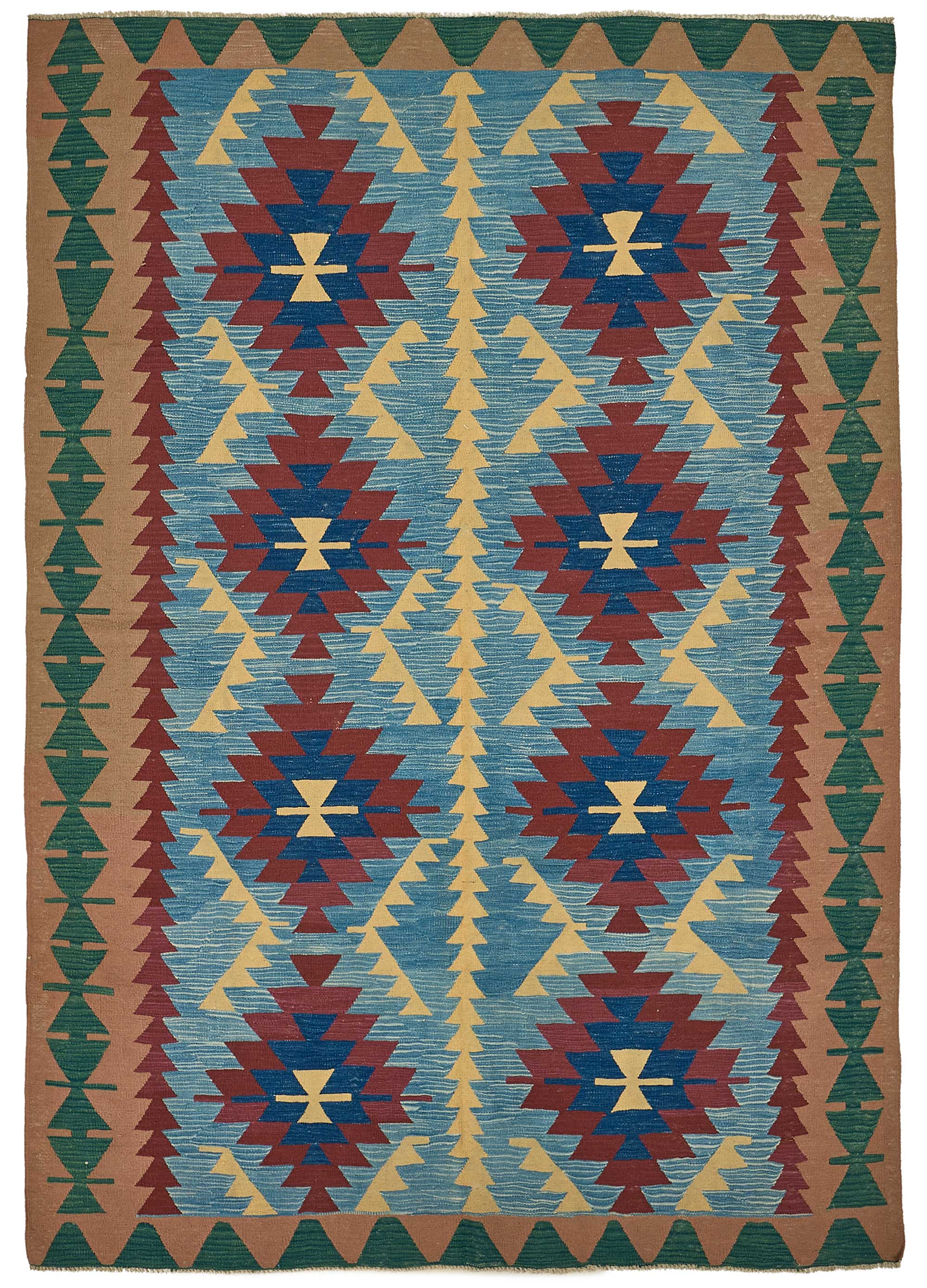 6x9 Handwoven Turkish Kilim Rug - 50653