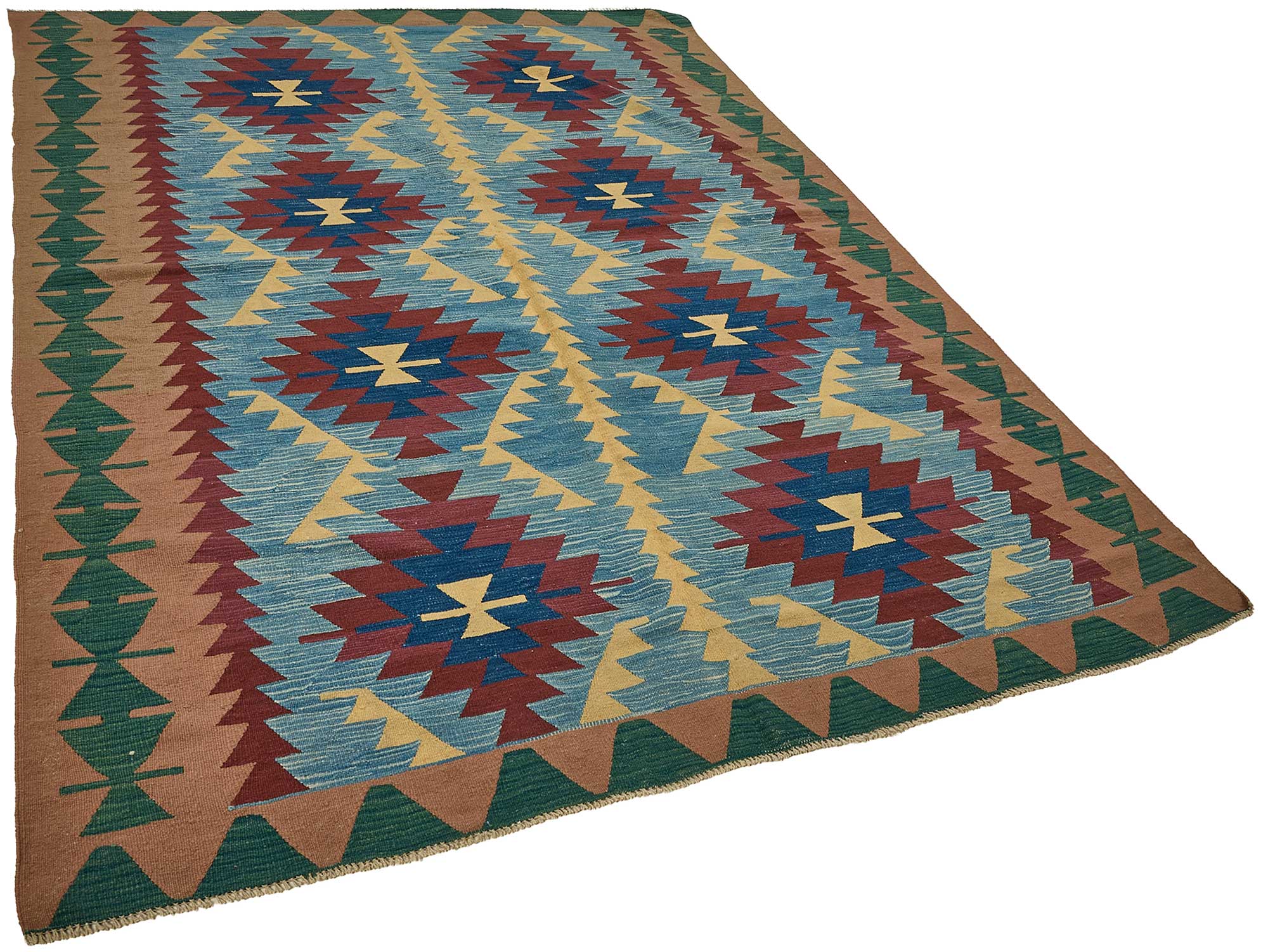 6x9 Handwoven Turkish Kilim Rug - 50653