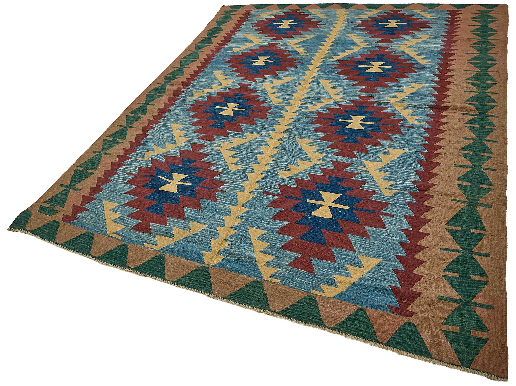 6x9 Handwoven Turkish Kilim Rug - 50653