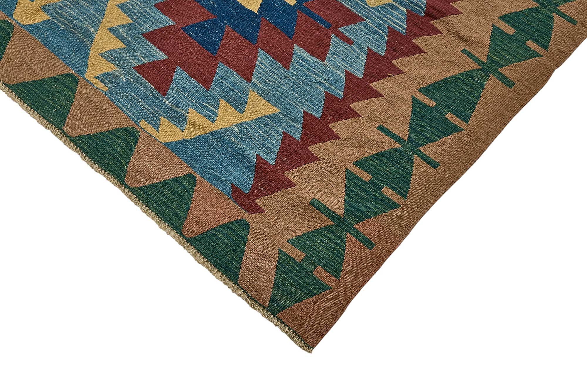 6x9 Handwoven Turkish Kilim Rug - 50653