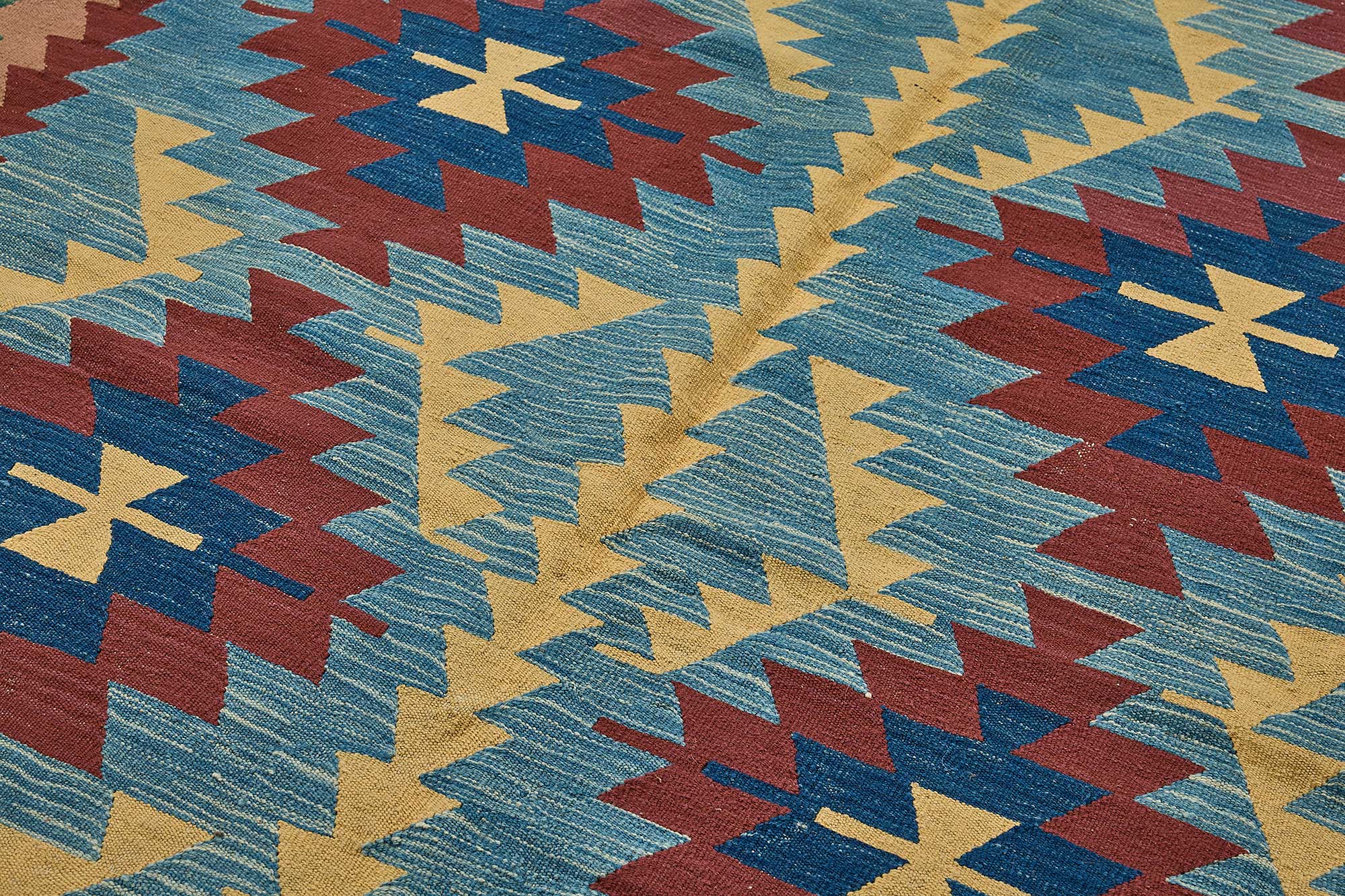 6x9 Handwoven Turkish Kilim Rug - 50653