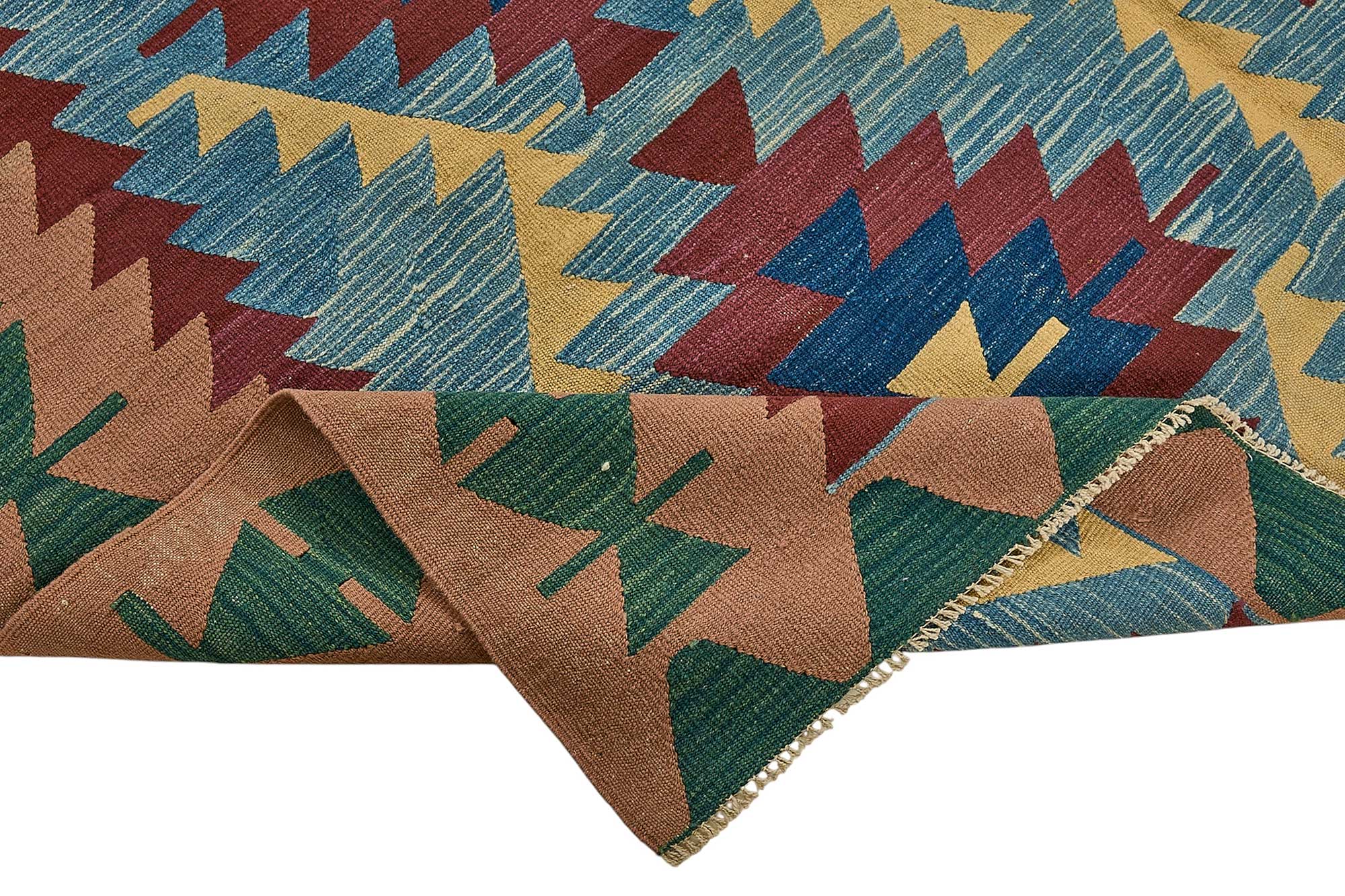 6x9 Handwoven Turkish Kilim Rug - 50653