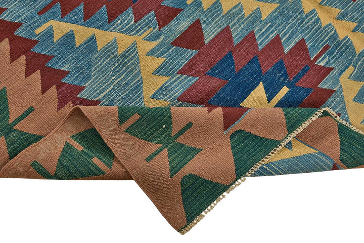 6x9 Handwoven Turkish Kilim Rug - 50653