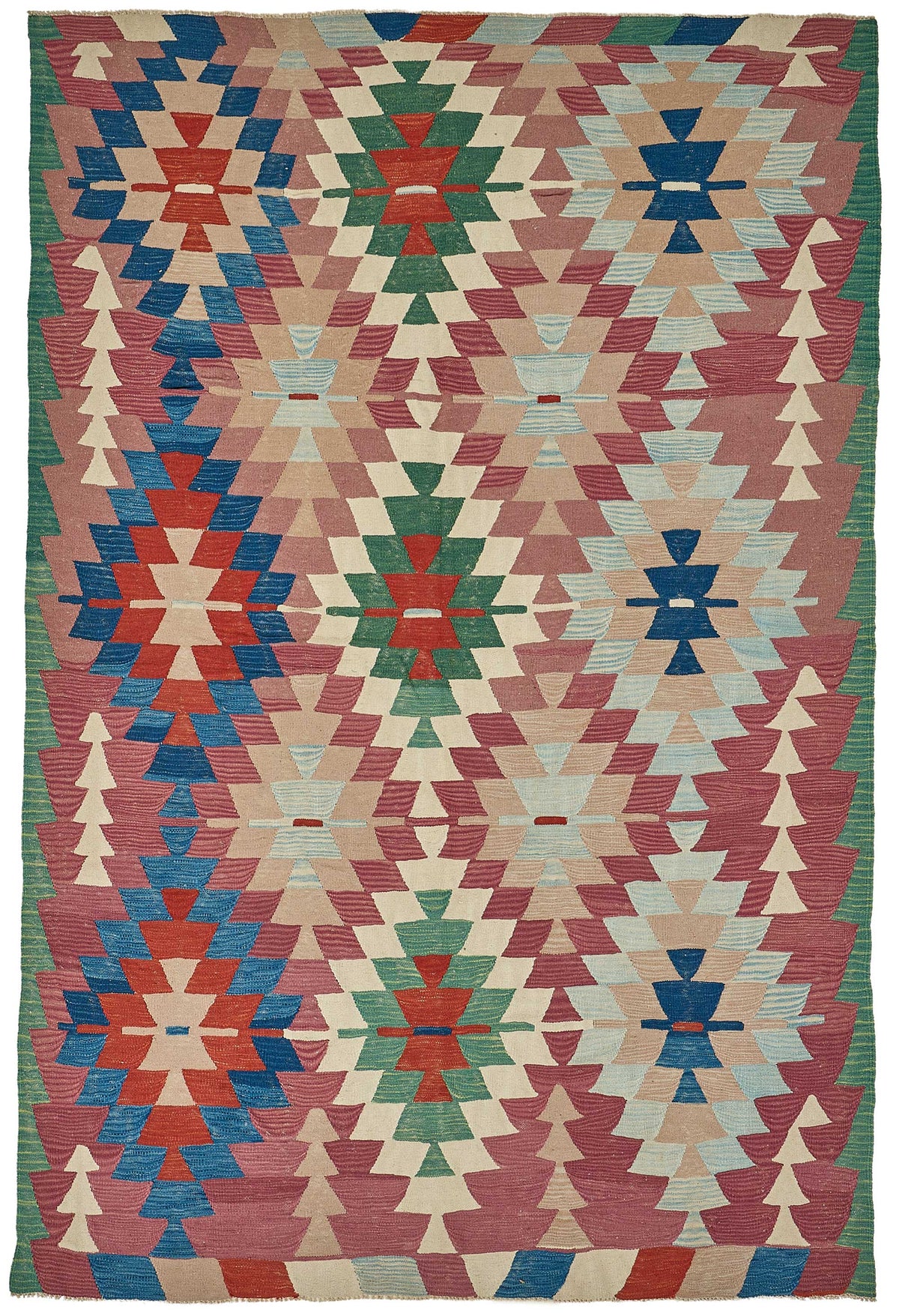 6x9 Handwoven Turkish Kilim Rug - 50654