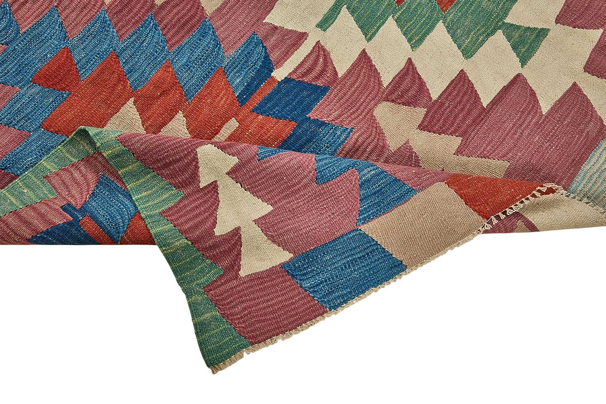 6x9 Handwoven Turkish Kilim Rug - 50654