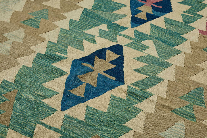 6x7 Handwoven Turkish Kilim Rug - 50655