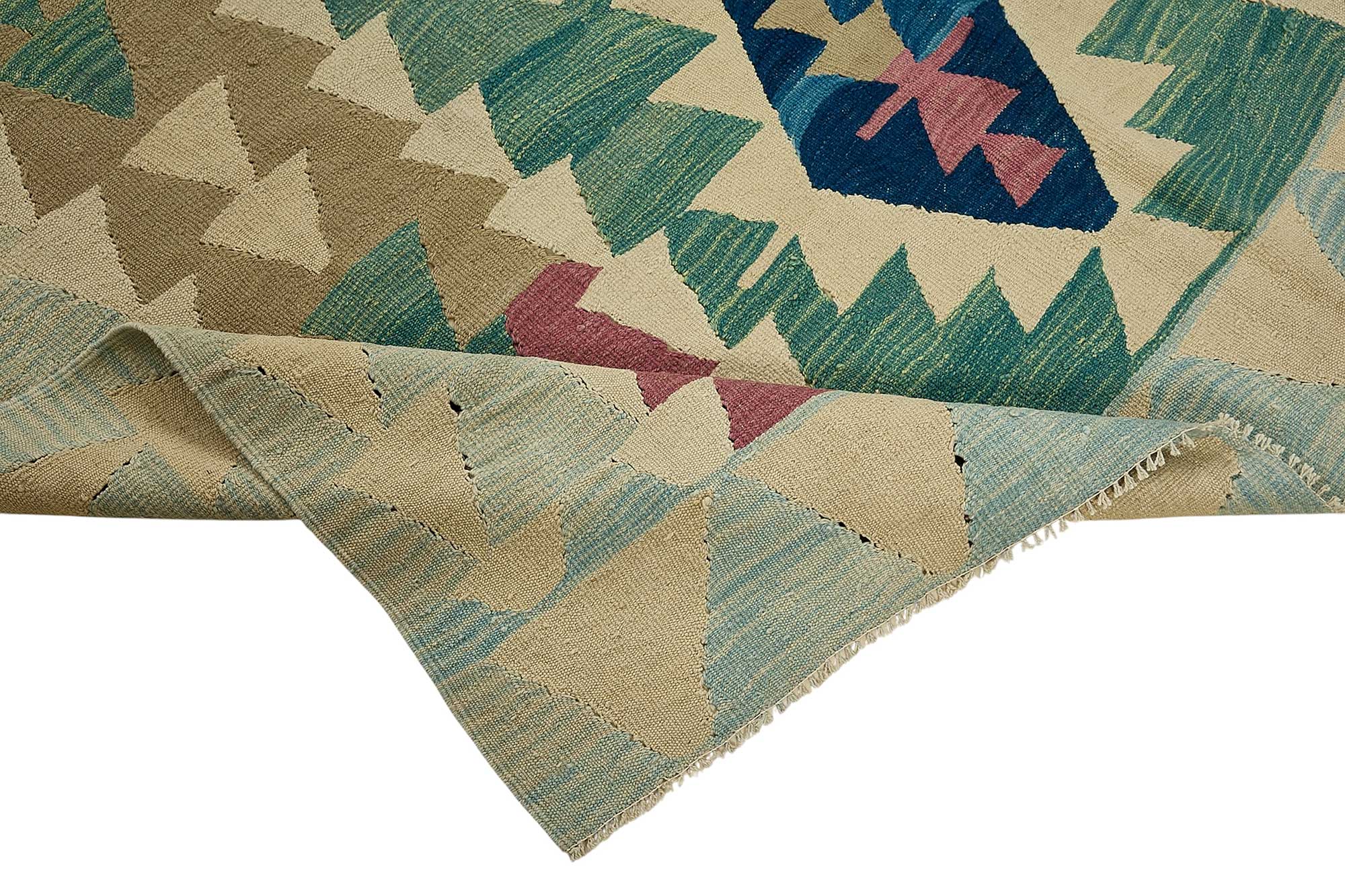 6x7 Handwoven Turkish Kilim Rug - 50655