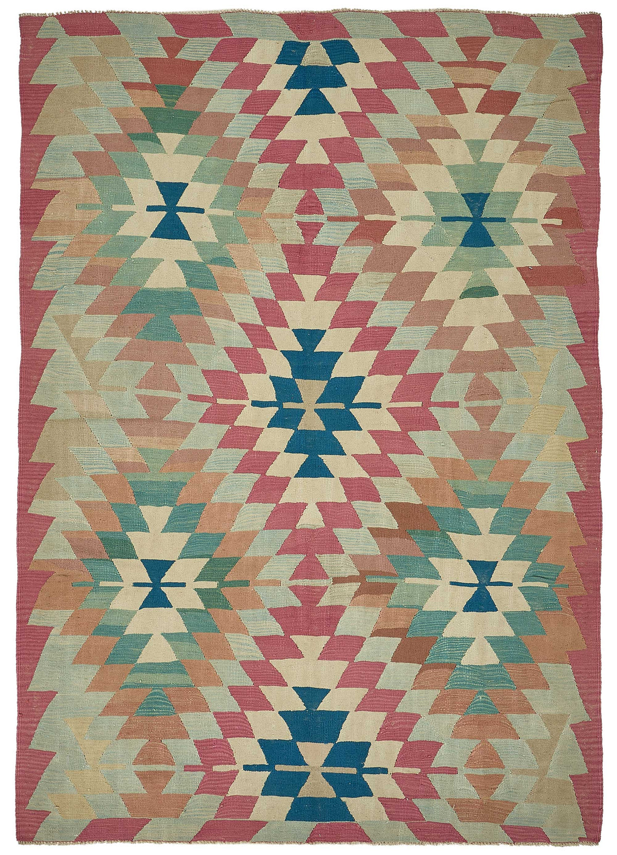 6x9 Handwoven Turkish Kilim Rug - 50656