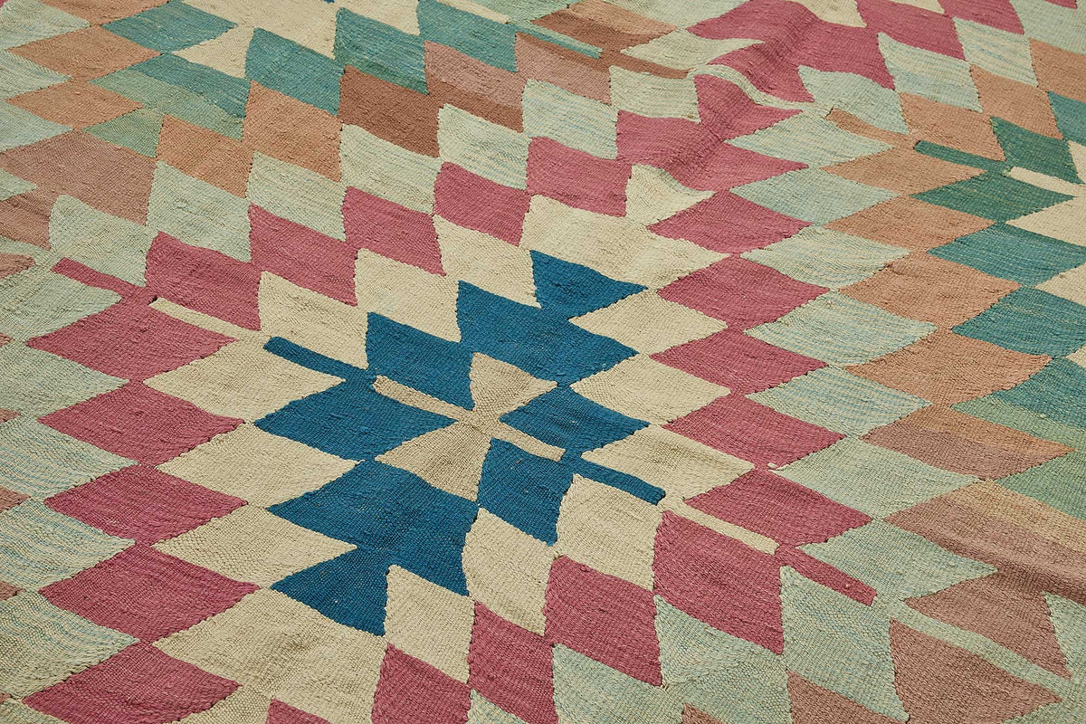 6x9 Handwoven Turkish Kilim Rug - 50656