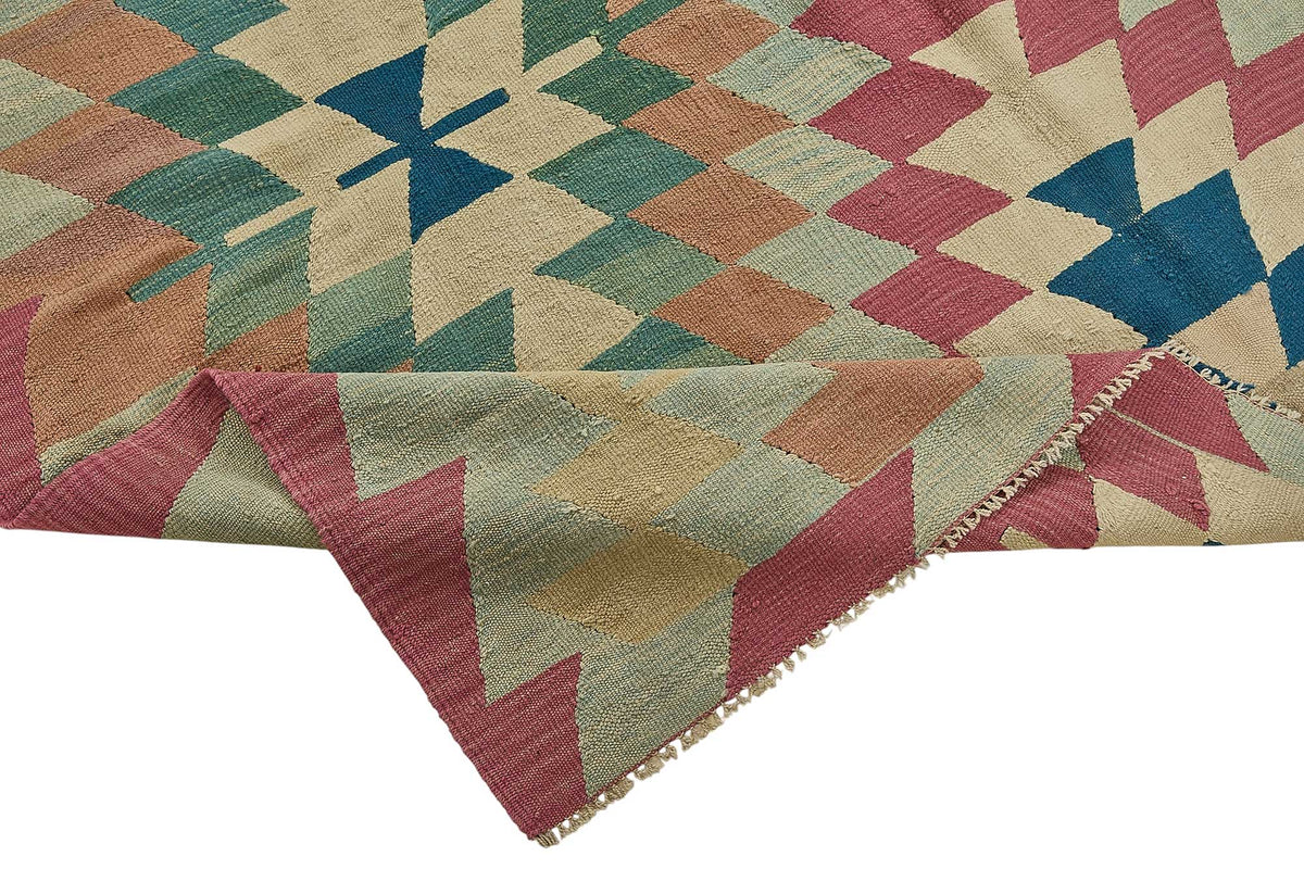 6x9 Handwoven Turkish Kilim Rug - 50656