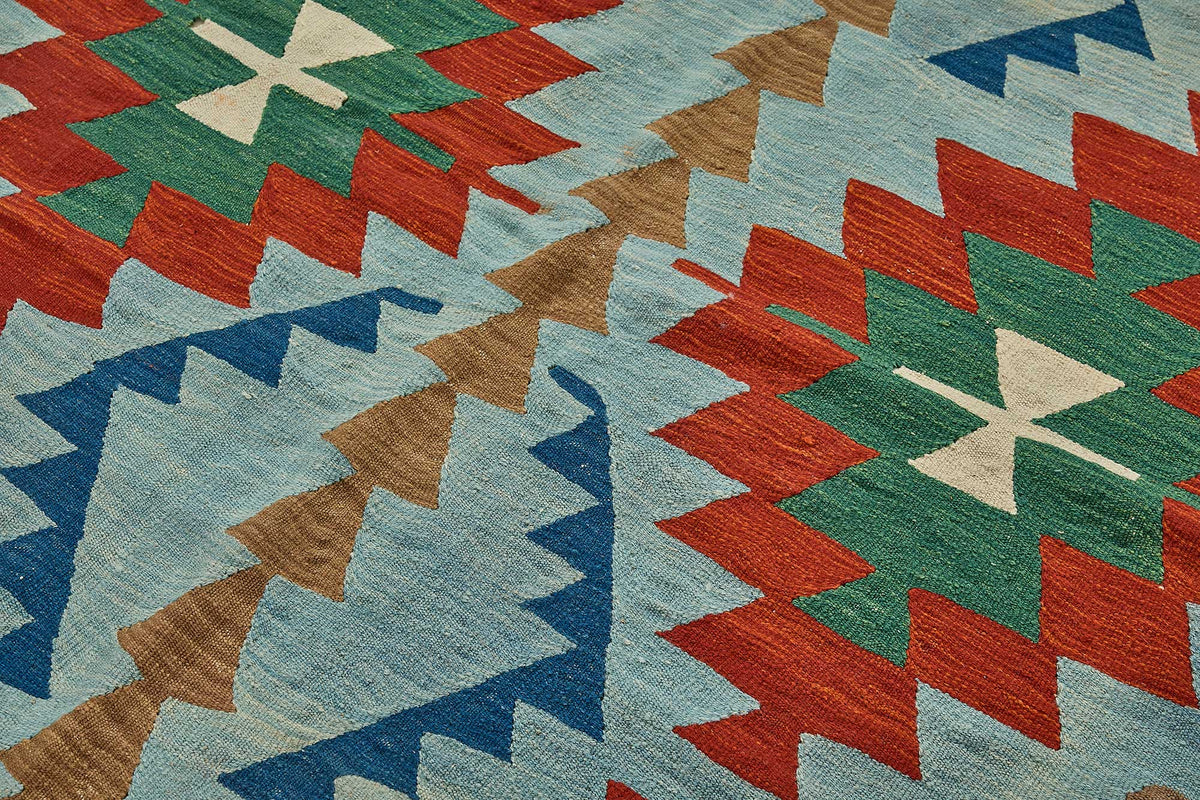 6x9 Handwoven Turkish Kilim Rug - 50657