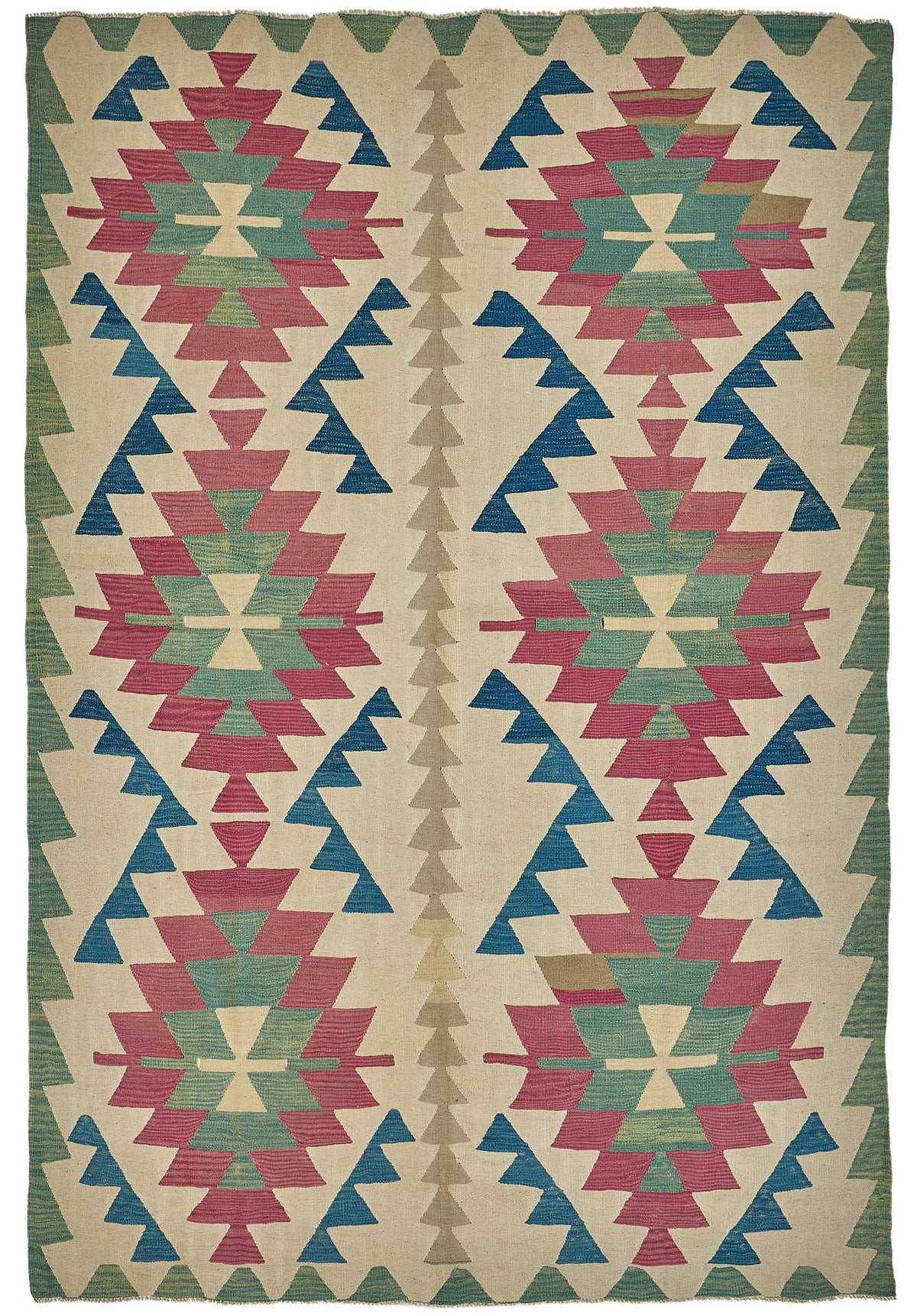 6x9 Handwoven Turkish Kilim Rug - 50658