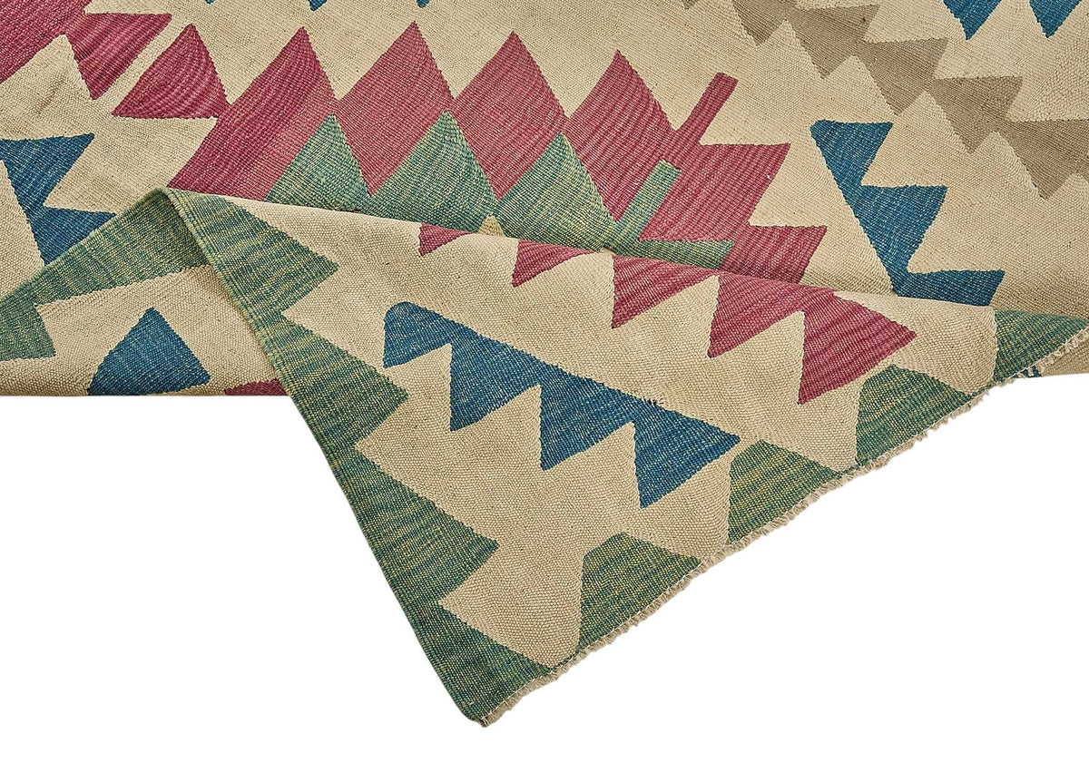 6x9 Handwoven Turkish Kilim Rug - 50658