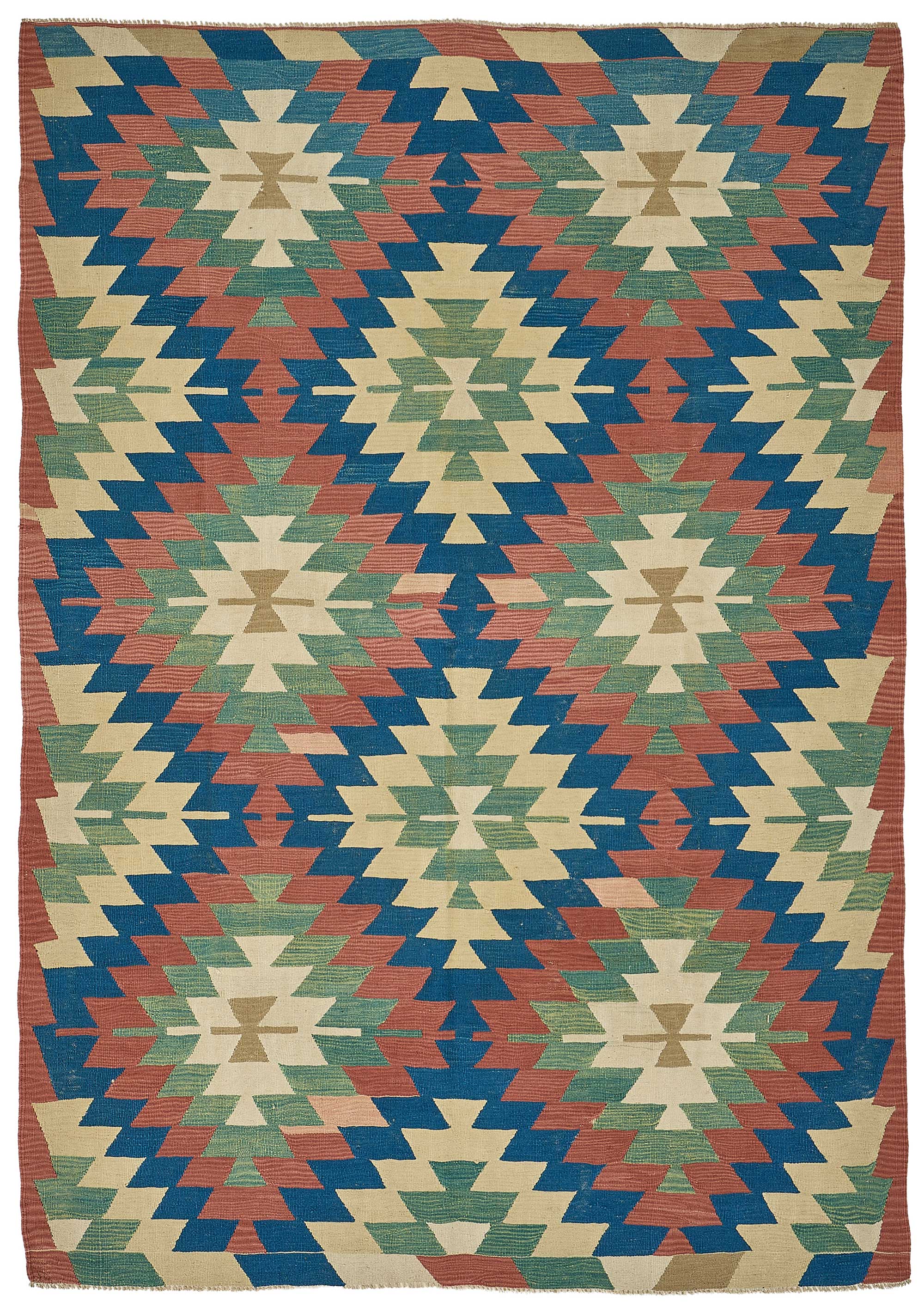 6x9 Handwoven Turkish Kilim Rug - 50659