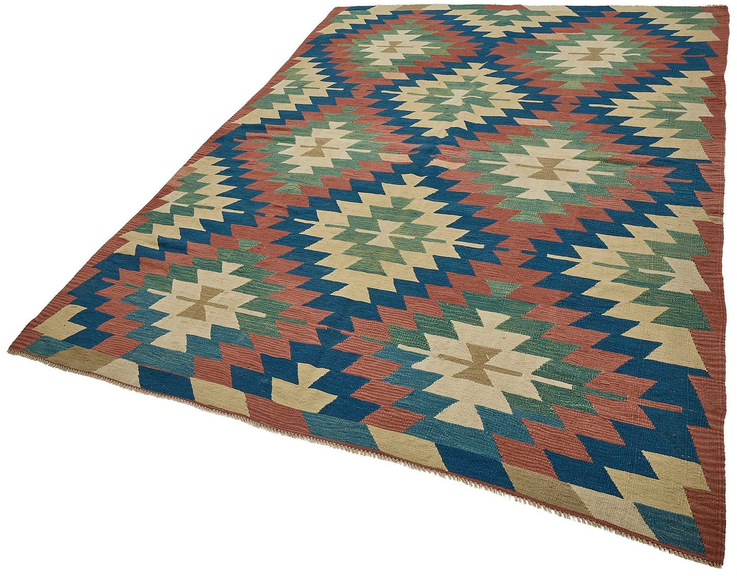 6x9 Handwoven Turkish Kilim Rug - 50659