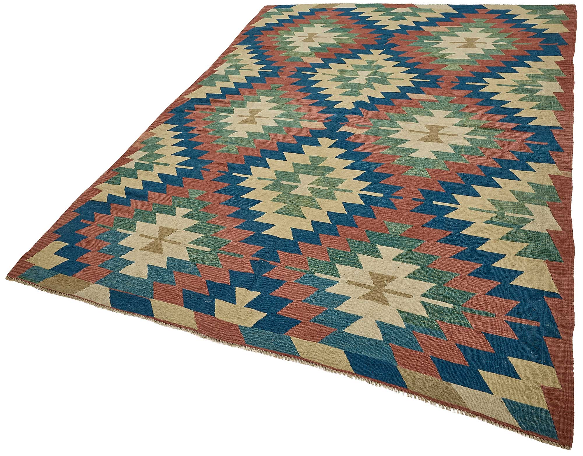 6x9 Handwoven Turkish Kilim Rug - 50659