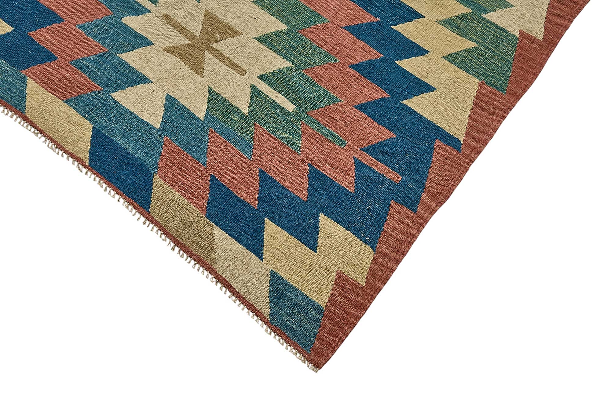 6x9 Handwoven Turkish Kilim Rug - 50659