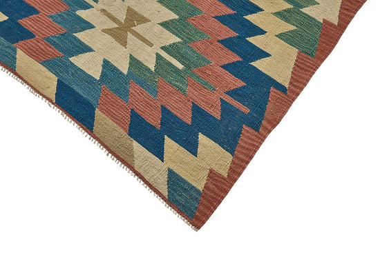 6x9 Handwoven Turkish Kilim Rug - 50659