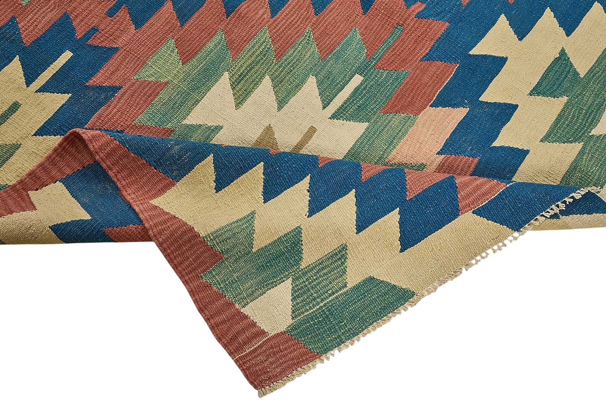 6x9 Handwoven Turkish Kilim Rug - 50659